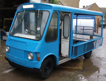 blue w e electric vehicle